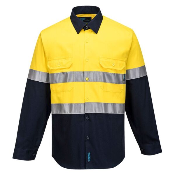 Hobart Hi-Vis Contrast Shirt Long Sleeve Thumbnail