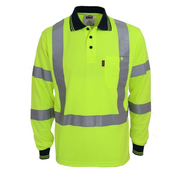 Hi Vis X Back & Bio-motion Taped Polo Thumbnail