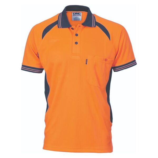 Cool Breeze Contrast Mesh Polo Thumbnail